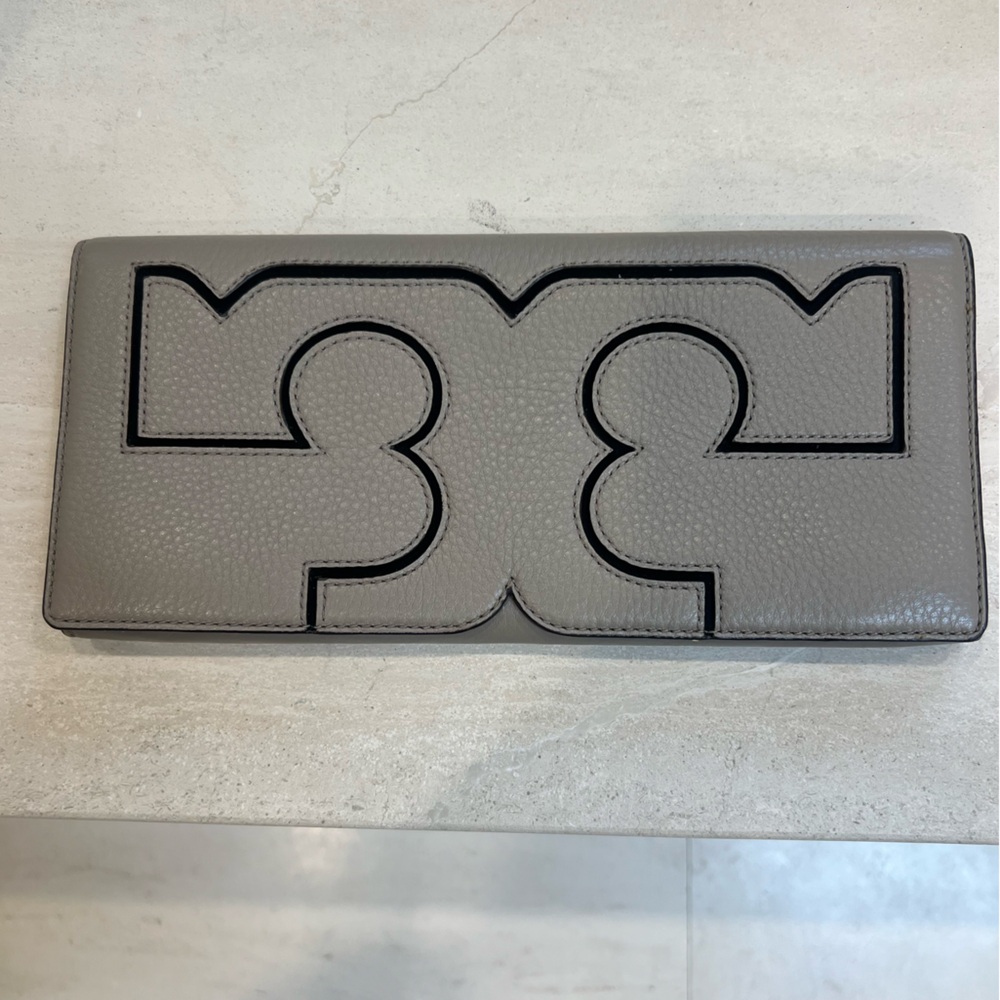 Tory Burch leather clutch